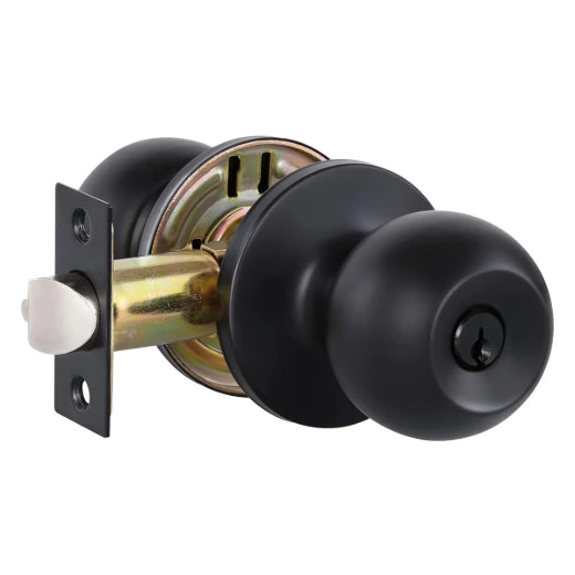 Door Lock Knob Entry/ Privacy/ Passage - Black