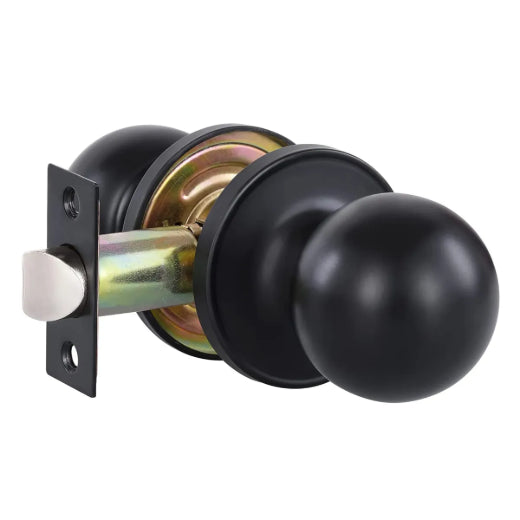 Door Lock Knob Entry/ Privacy/ Passage - Black