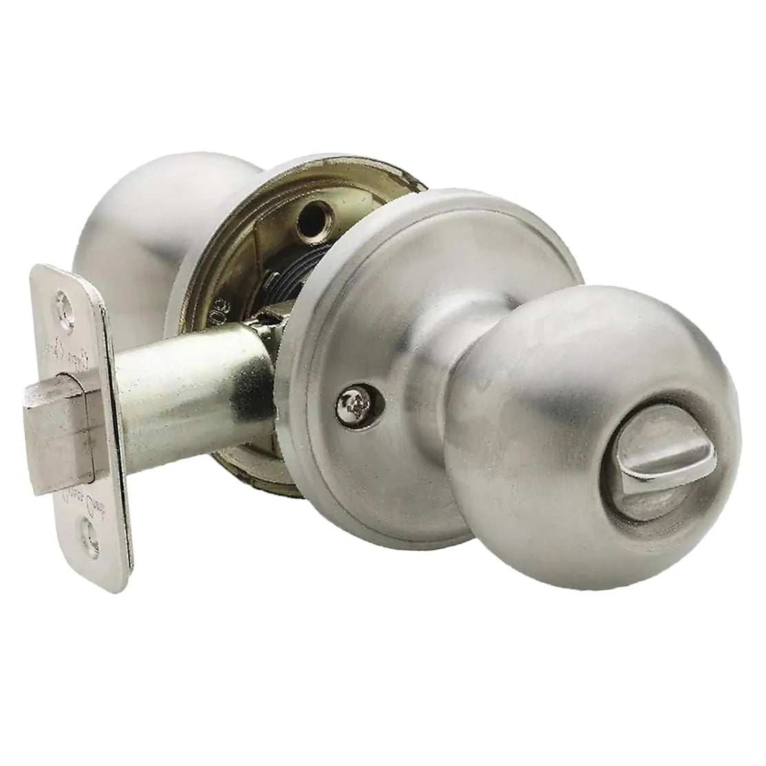 Door Lock Knob Entry/ Privacy/ Passage - Stainless Steel