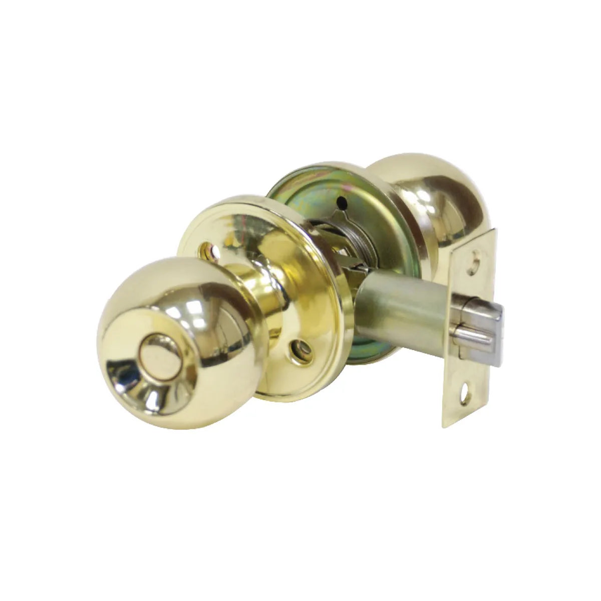 Door Lock Knob Entry/ Passage/ Privacy - Polished Brass-100101