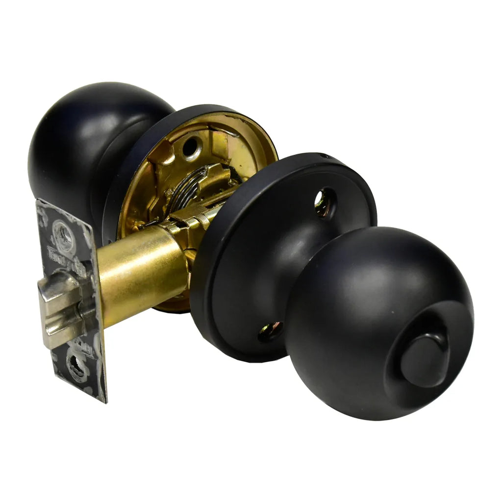 Door Lock Knob Entry/ Privacy/ Passage - Black