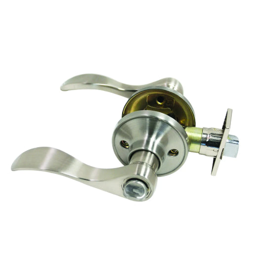 Door Lock Lever- Privacy/Entry/ Passage- Satin Nickel