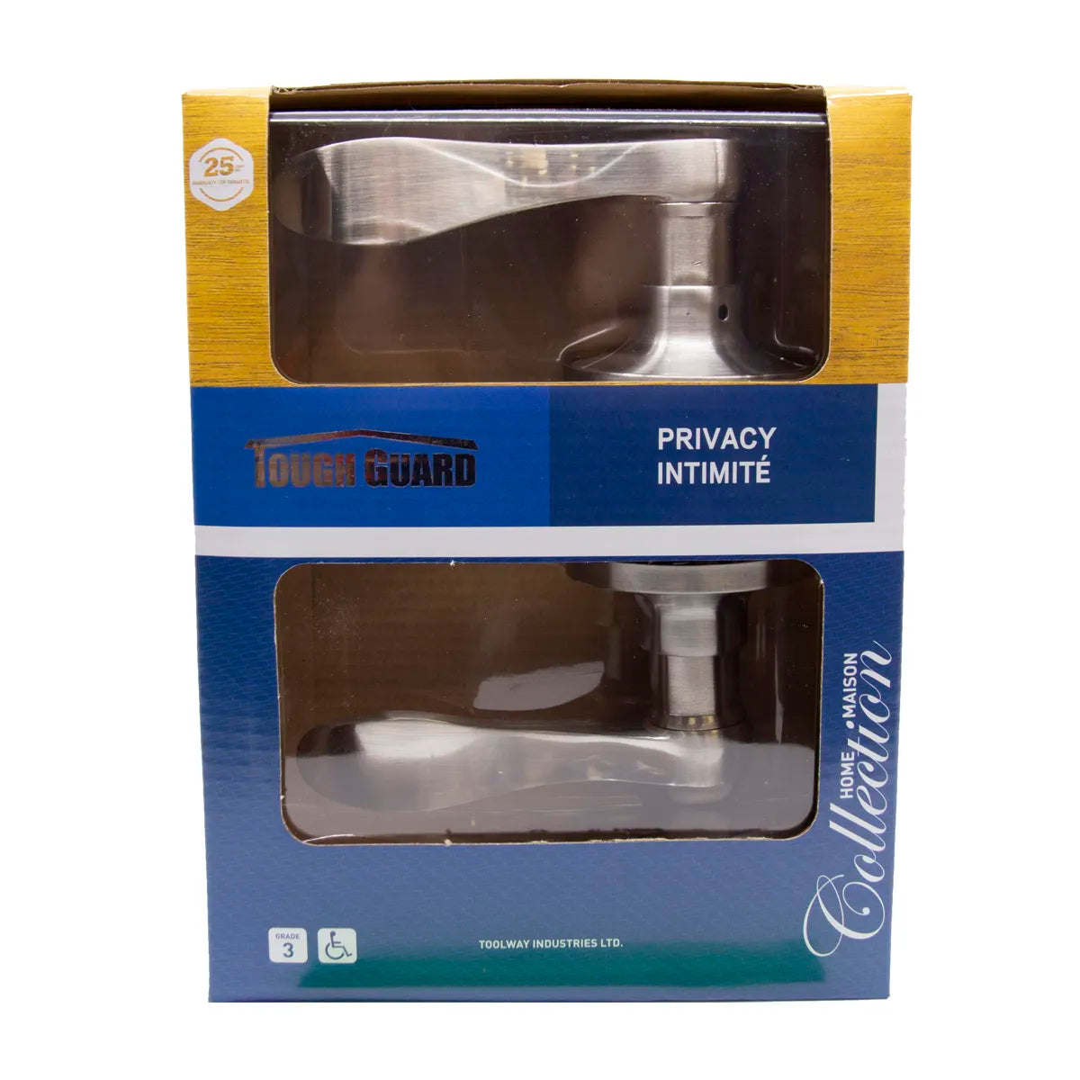 Door Lock Lever- Privacy/Entry/ Passage- Satin Nickel