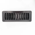 Floor Register Plastic (Black)