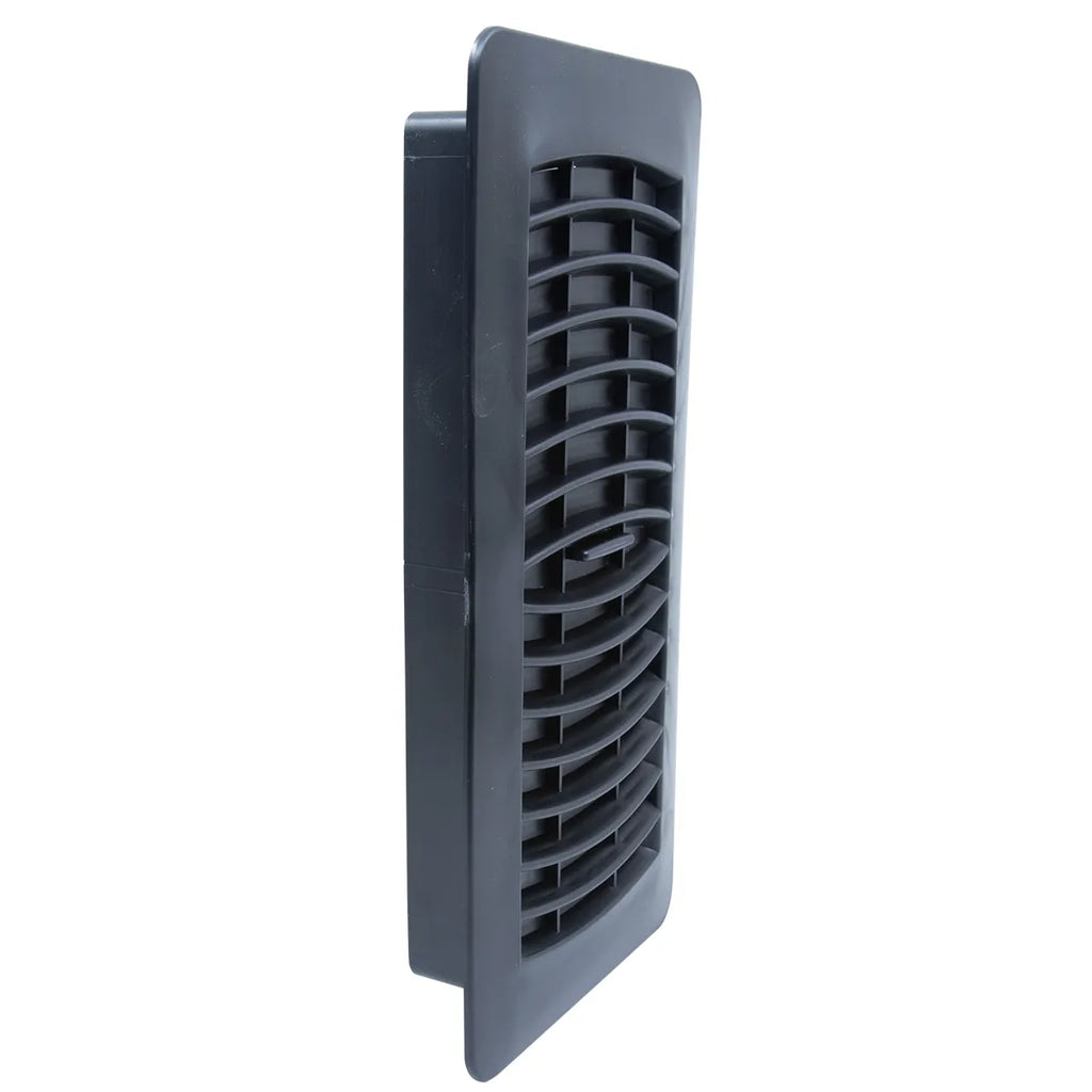 Floor Register Plastic (Black)