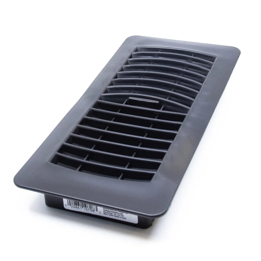 Floor Register Plastic (Black)