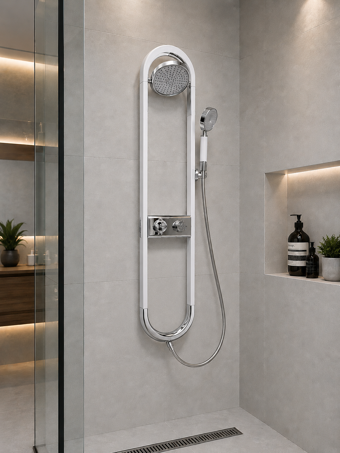 Spa Shower Panel (White)
