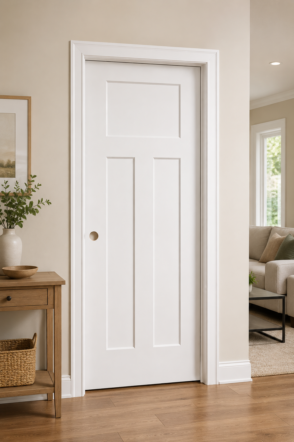 3 Panel Door (With Frame)