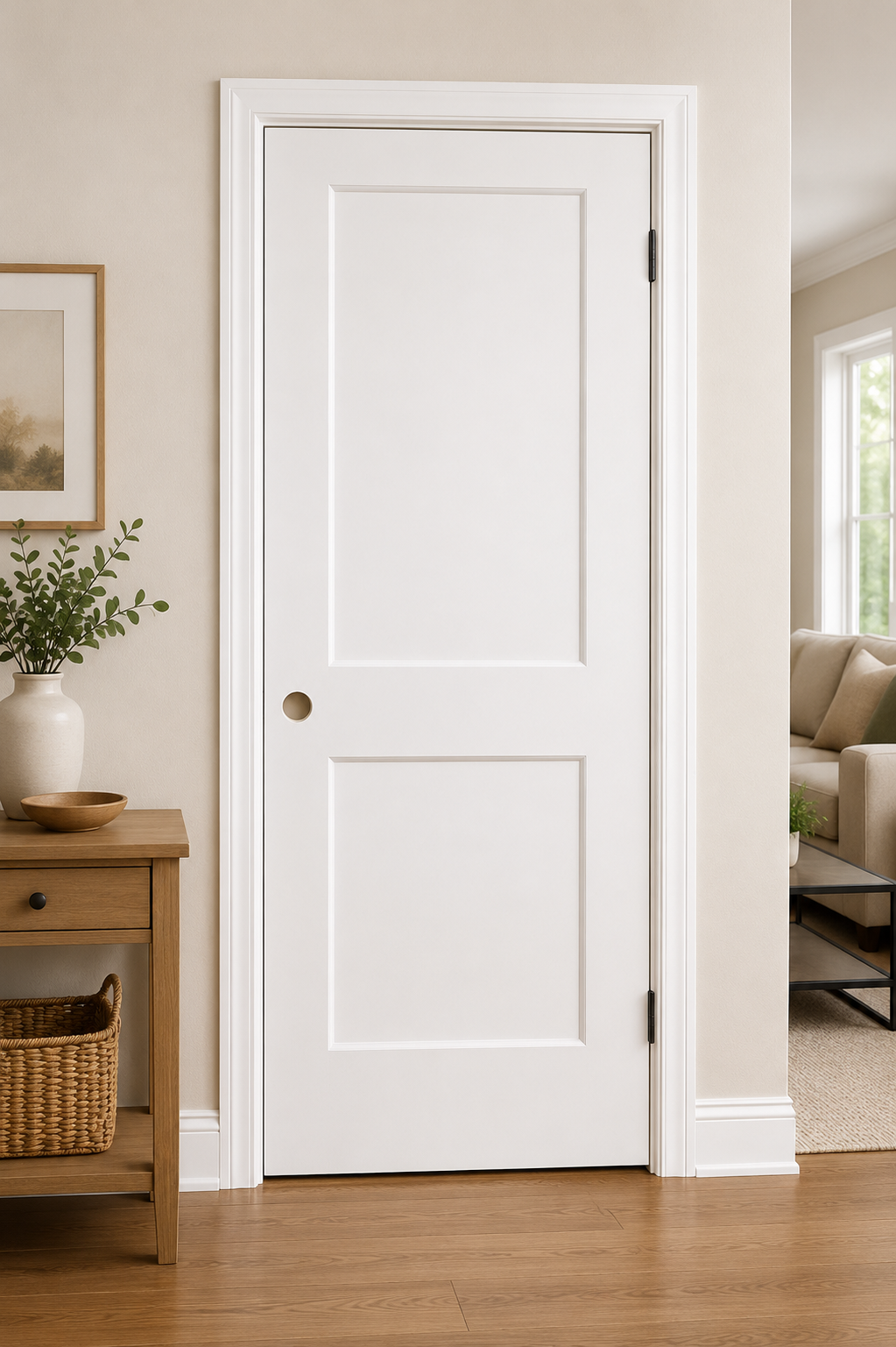 2 Panel Door (With Frame)