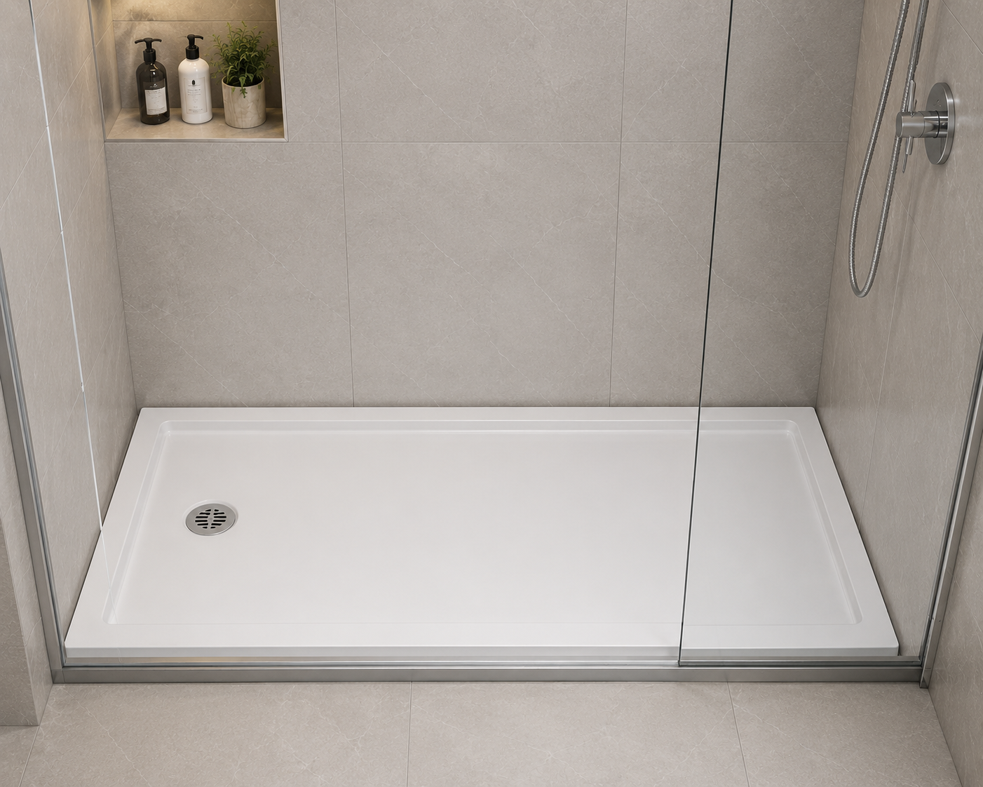 Shower Base 48X32 Right