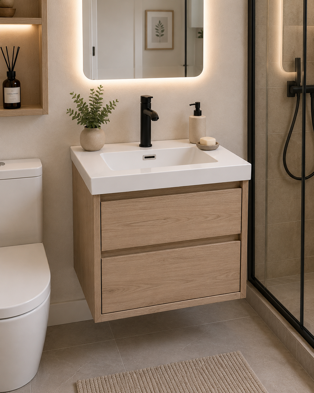Buildnova Urban 24" Floating Vanity
