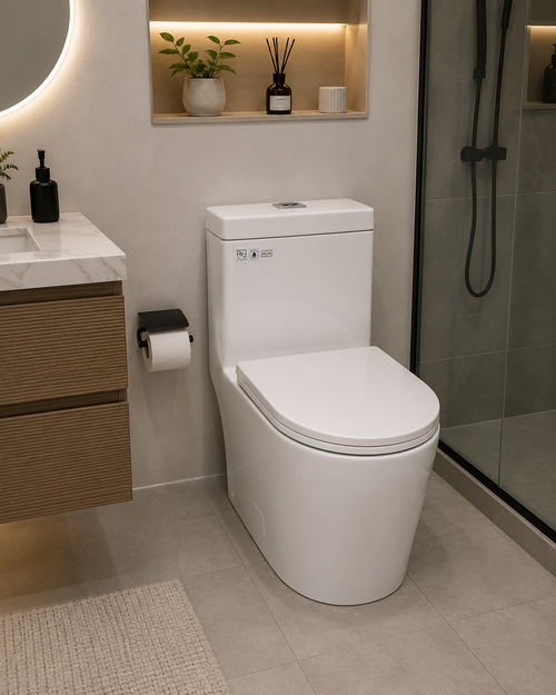 8408 One Piece Toilet Squarted