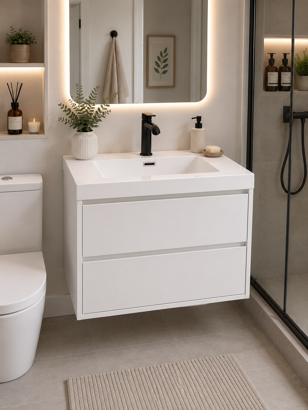 Buildnova Urban 24" Floating Vanity