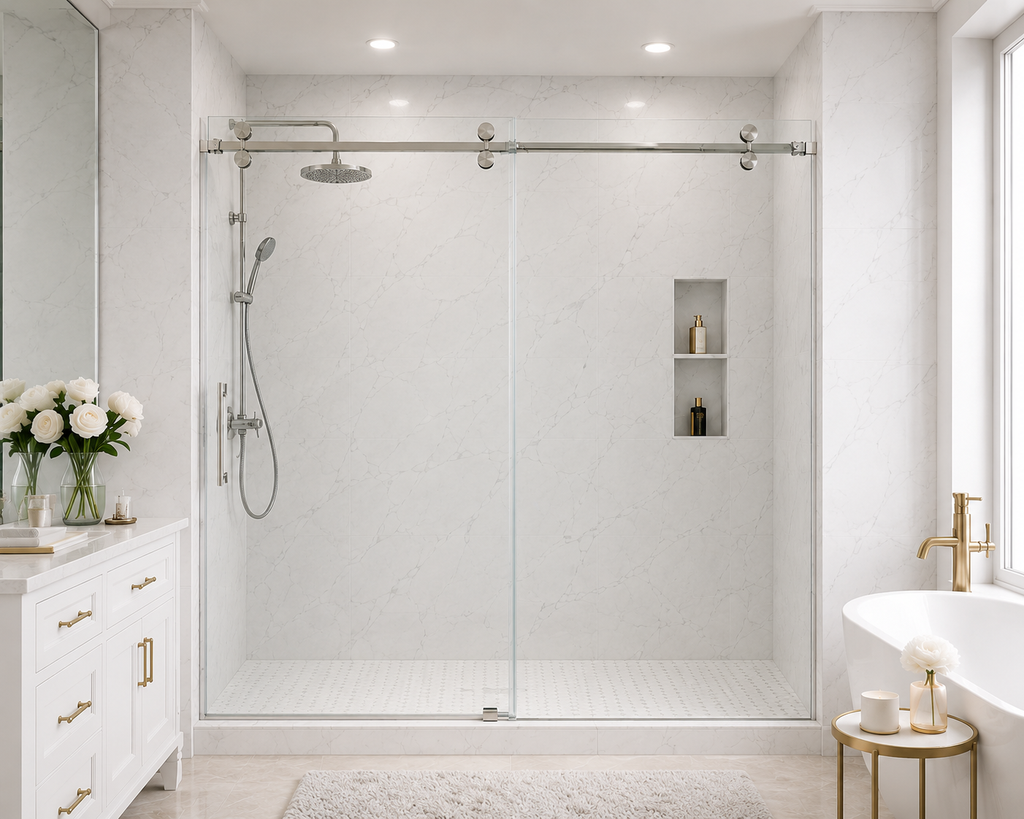 60"x72" Framed and Frameless Shower Door