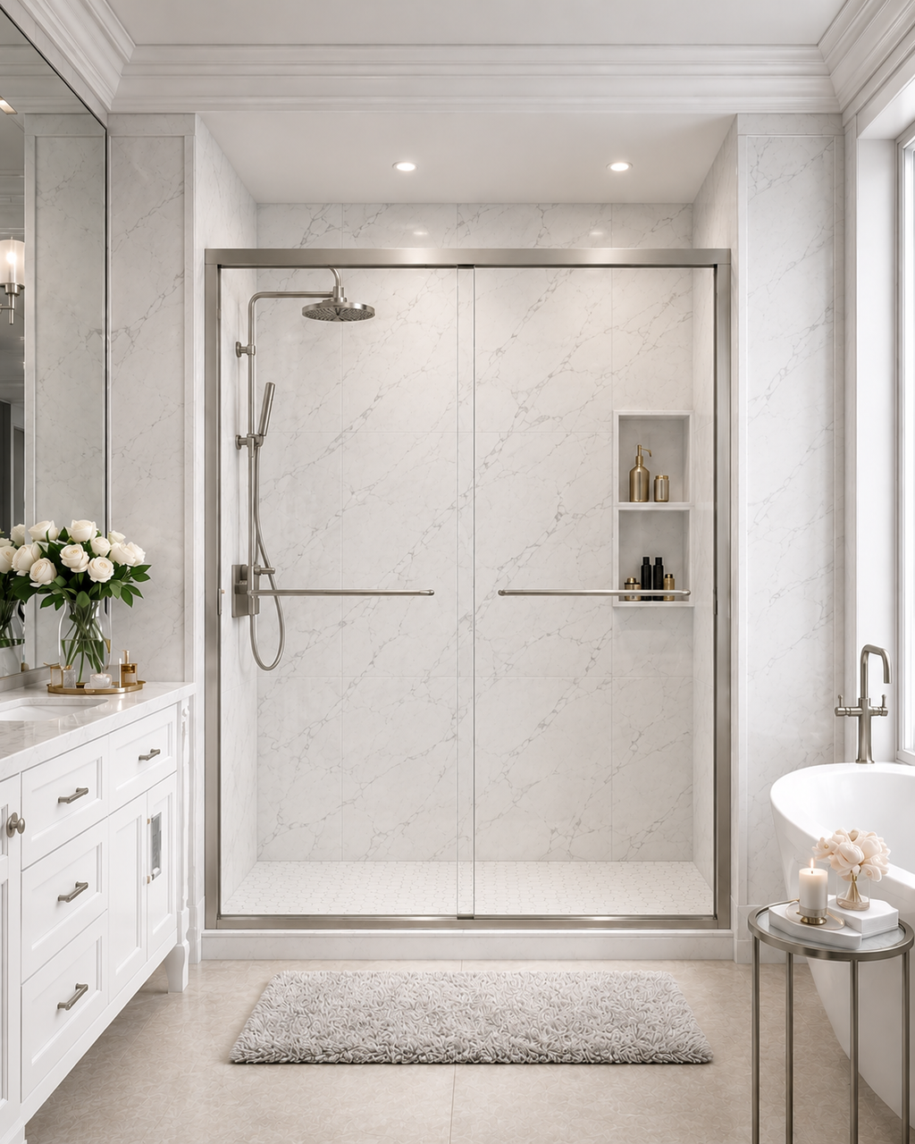 60"x72" Framed and Frameless Shower Door
