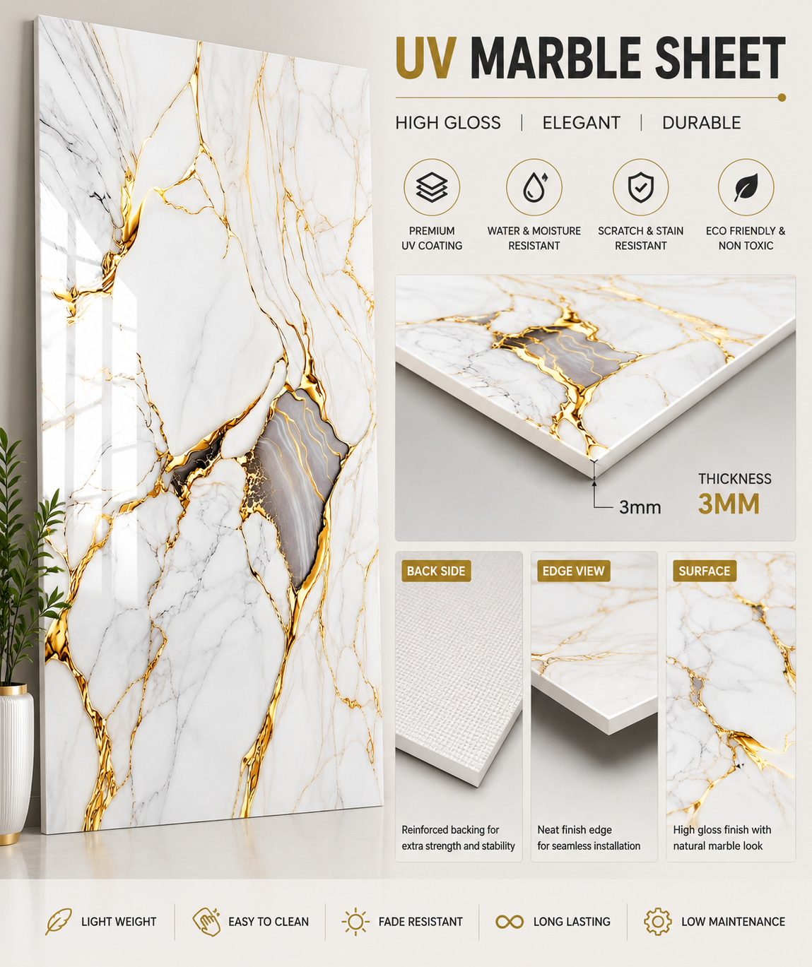 PVC Sheet- Golden River