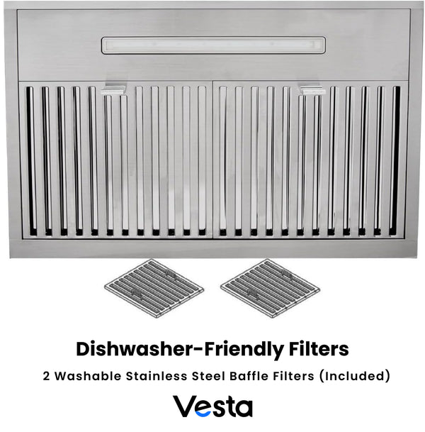 VESTA CHICAGO | 30SS |750CFM | Quiet   ≤65   dB   Operation