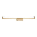 24" Bath Vanity Light-24W-5Way-Square-Gold